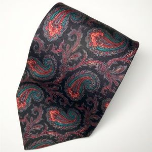Robert Talbott Mens Paisley Silk Multicolored Tie